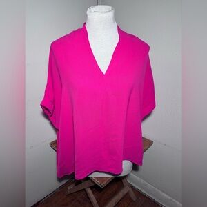 Charolette Avery Split Neck Blouse